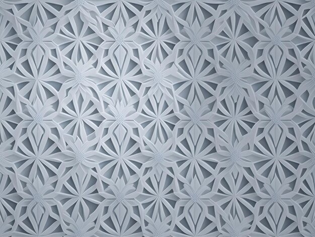 Arabic geometric 3d Islamic texture pattern traditional background