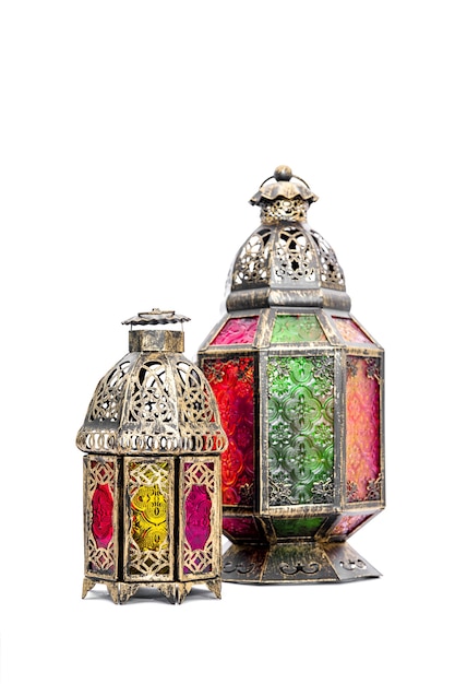 Arabic lantern. Oriental holidays decoration