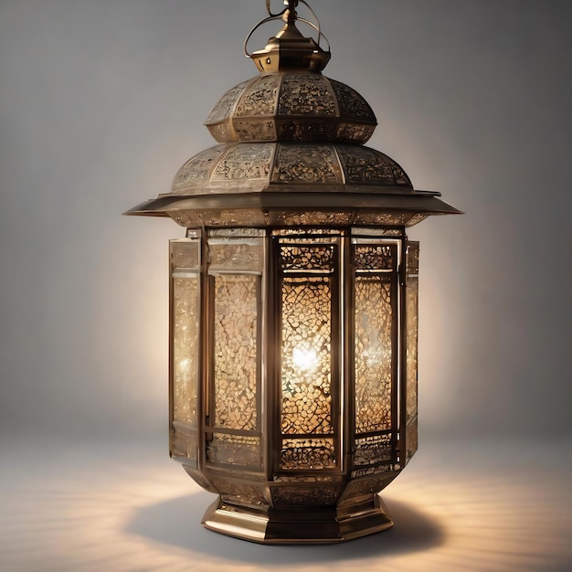 Arabic lantern on white