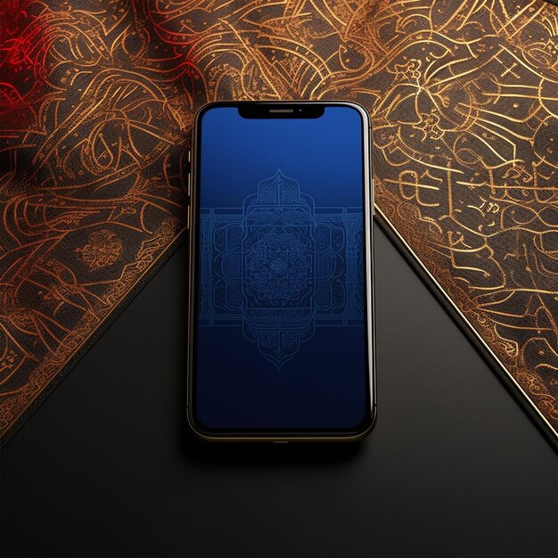 Photo arabic mobile mockup