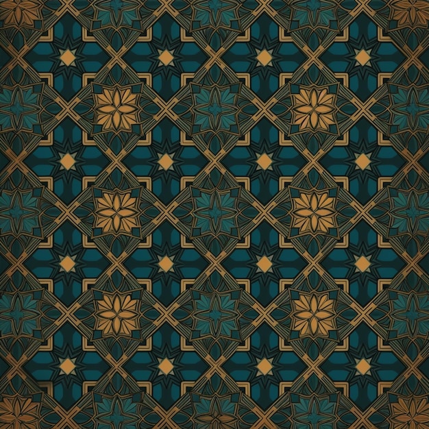 Arabic_pattern_template_flat_classical_симметричный