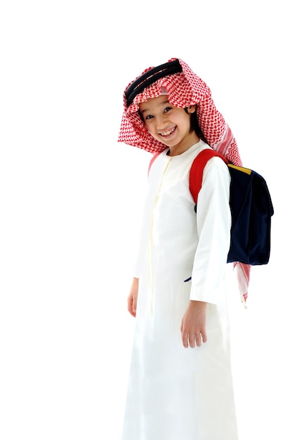 Arabic school boy