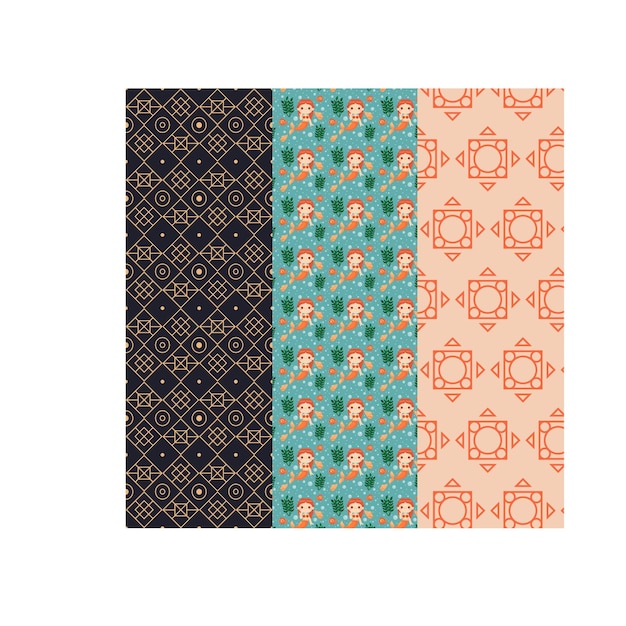 arabic seamless ornamental vector patterns islam architecture endless