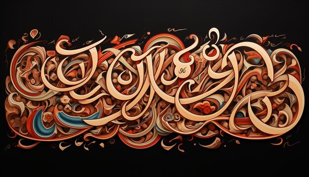 Photo arabic writing