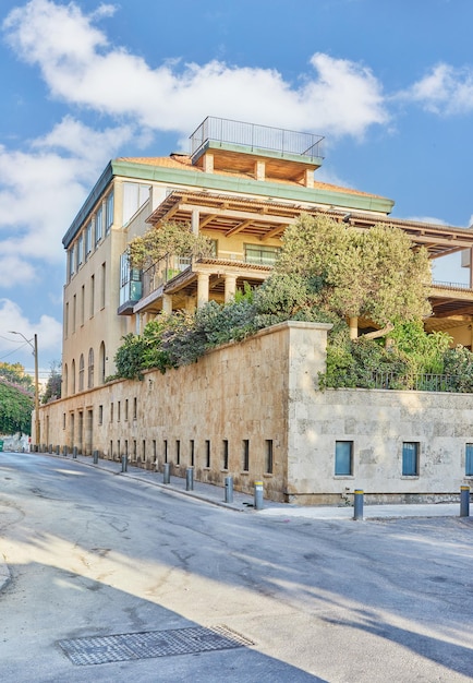 Arabicstyle house on the street of old Jaffa