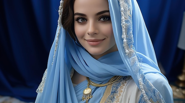 Foto arabisch meisje arabisch meisje hijab model schoonheid pakistaanse