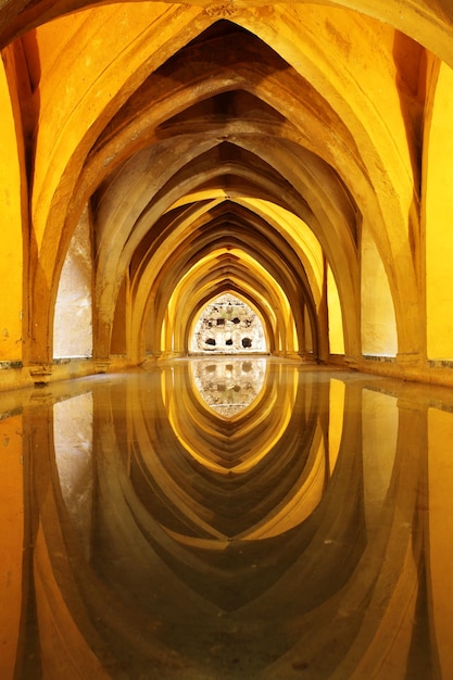 Arabische badhuizen in Alcazar, Sevilla