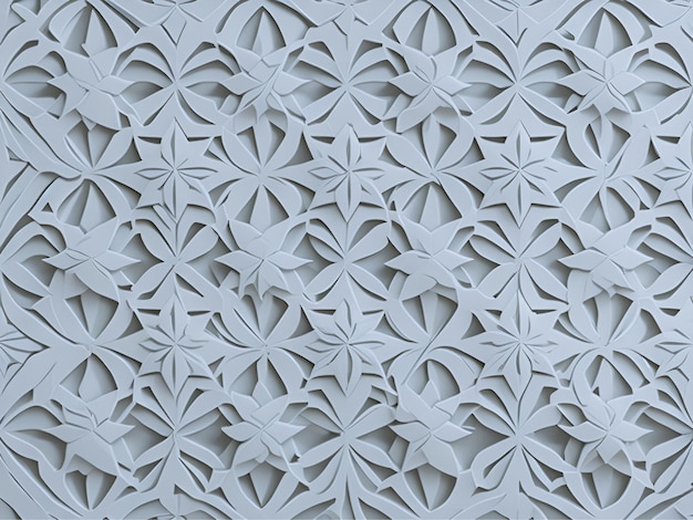 Arabische geometrische 3d islamitische textuur patroon traditionele achtergrond