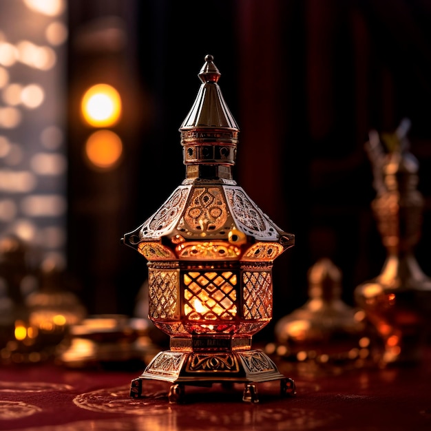 Arabische lantaarns olielamp symboliseert traditie en viering