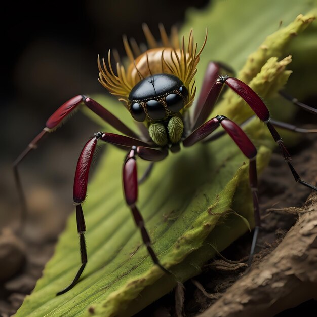 Photo arachnidae zodariid spider