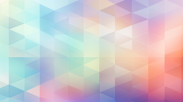 Arafed afbeelding van een kleurrijke achtergrond met een patroon van driehoeken generatieve ai