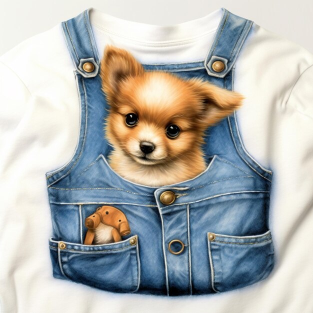 Pet Denim Jumpsuit Dog Jean Overalls Clothes Washable Fashion Denim Pants  Outfit | eBay