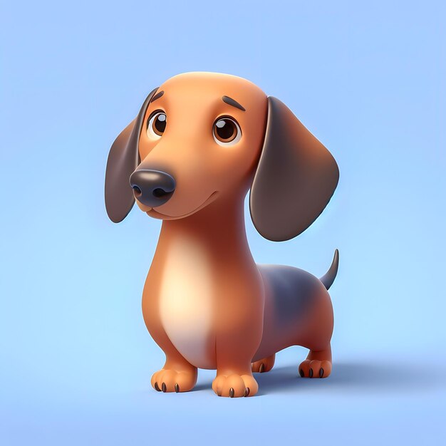 Arafed dog with a sad look on its face Generative AI