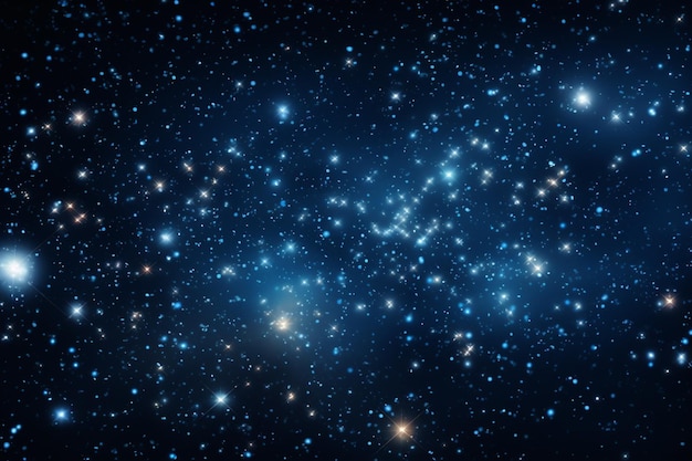 밤하늘에 있는 별들의 군집의 아라페드 이미지 (Arafed image of a cluster of stars in the night sky generative ai)