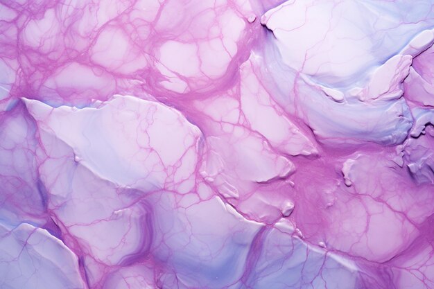 arafed image of a pink and white marbled surface with a blue sky generative ai