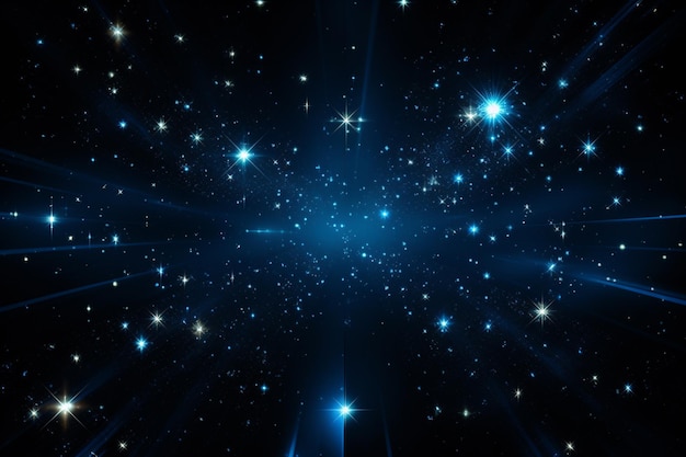 Arafed image of a star filled sky with many stars generative ai