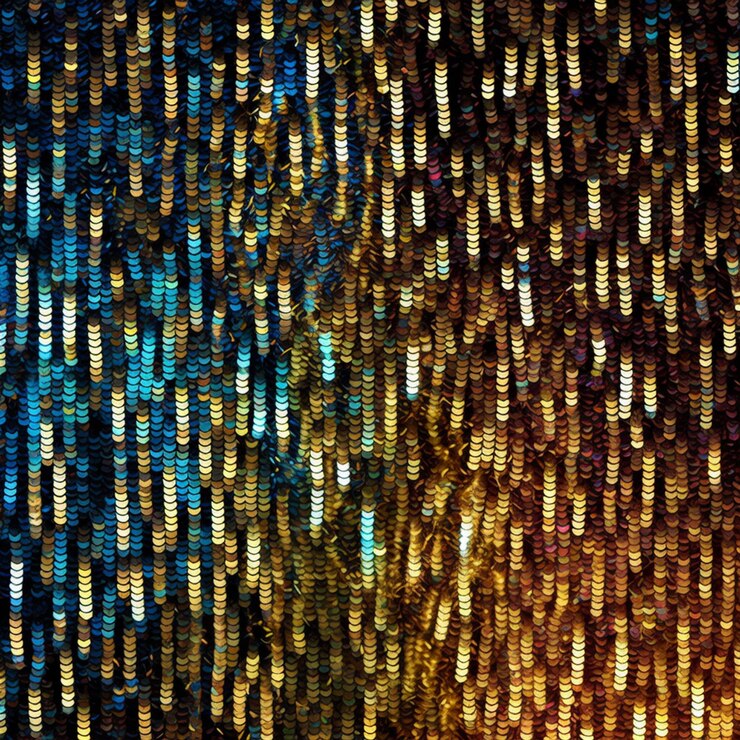 arafed image of a street light with a blurry background generative ai