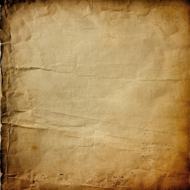 arafed papier met een bruine grungetextuur erop generatieve ai