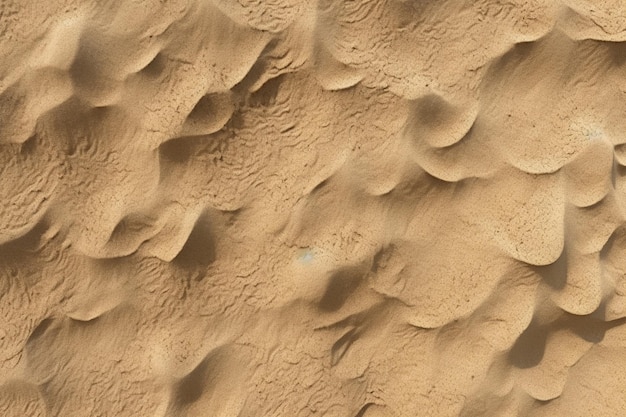 Текстура арафированного песка с небольшим отверстием в середине генеративного ИИ