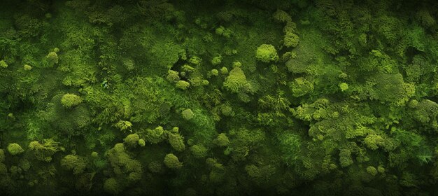 Arafed view of a forest with a birds eye view of the trees generative ai