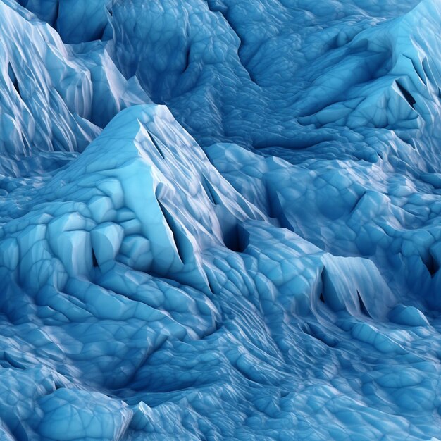 Arafed view of a glacier with a large amount of ice generative ai