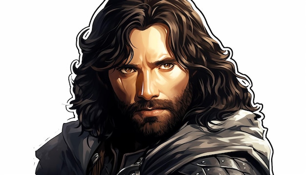 Aragorn van Lord of the Rings sticker