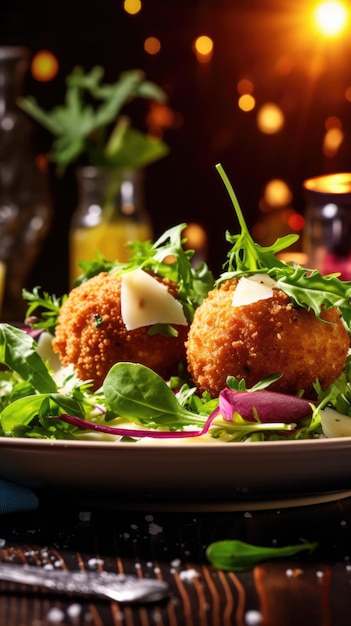 Arancini are Italian rice balls