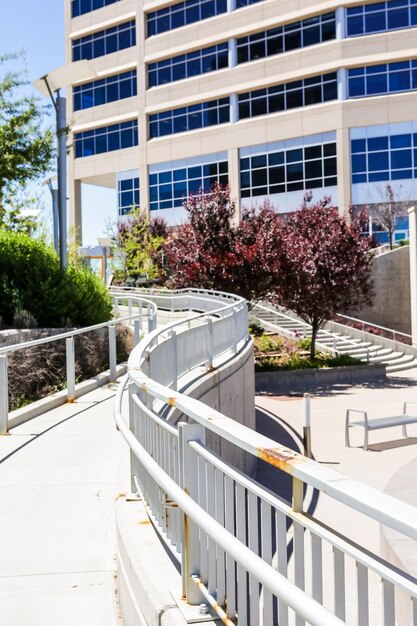 Arapahoe at Village Center light rail station in Greenwood Village, Colorado.