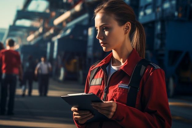 Arbeid die zich voor de werkplaats bevindt Generatieve Ai