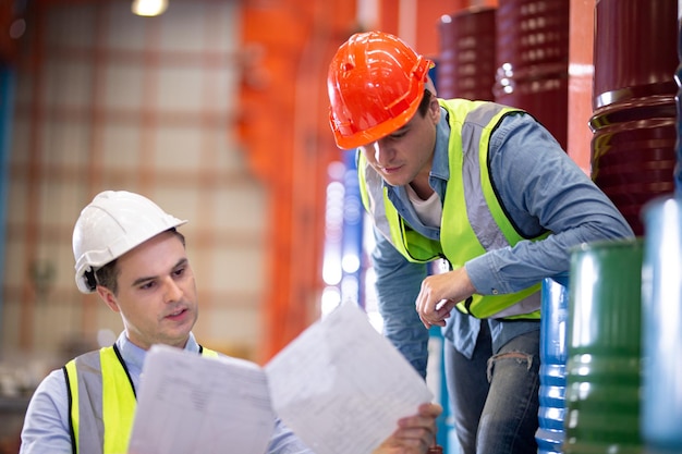 Arbeiders in een fabriek