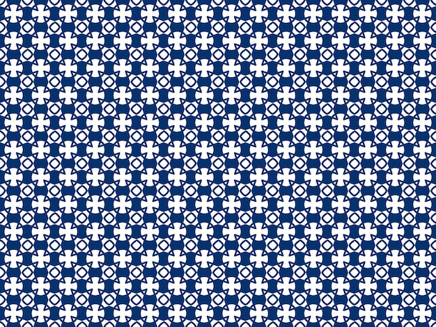 Arbitrary colored geometric figures on a seamless pattern