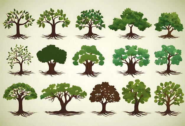 деревья пегатины