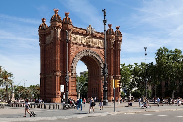 Arc de Triomf in Barcelona