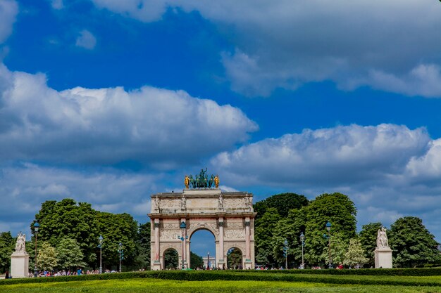 Arc De Triomphe Du Carrousel In Paris