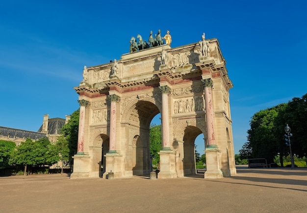 Arc De Triomphe Du Carrousel In Paris