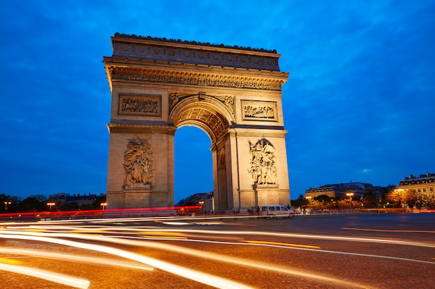 Arc de Triomphe in Paris Arch of Triumph