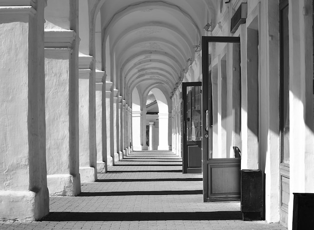 Arcade in the old shopping malls