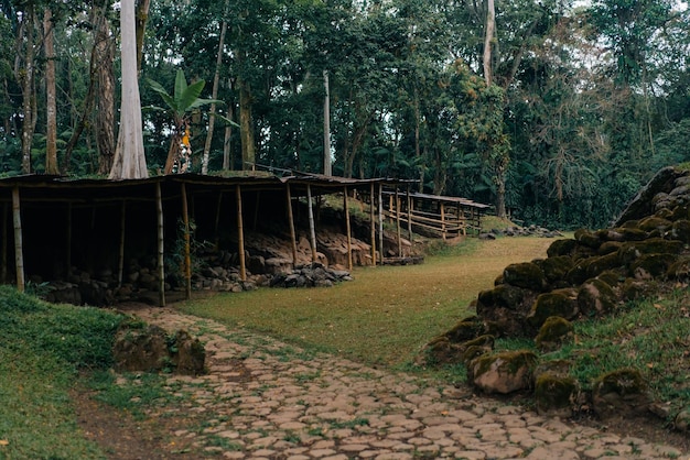 Archaeological Park Takalik Abaj in Retalhuleu Maya and Olmeca Guatemala feb 2023
