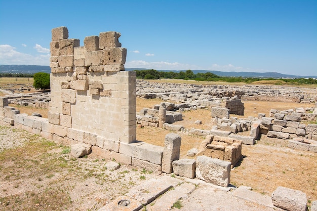 Archaeological site of Egnazia Puglia Italy