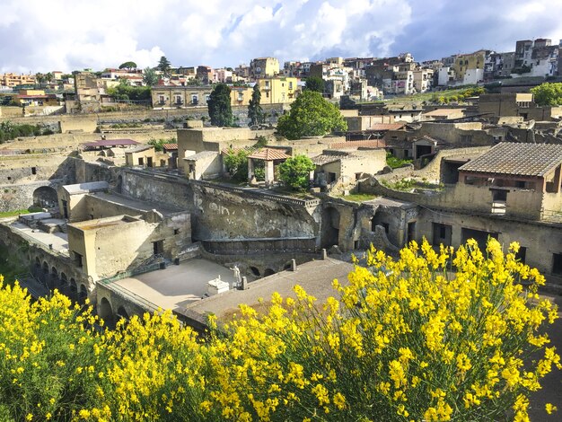 The archaeological site of Herculaneum