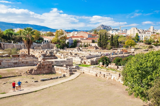 The Archaeological Site of Kerameikos in Athens, Greece