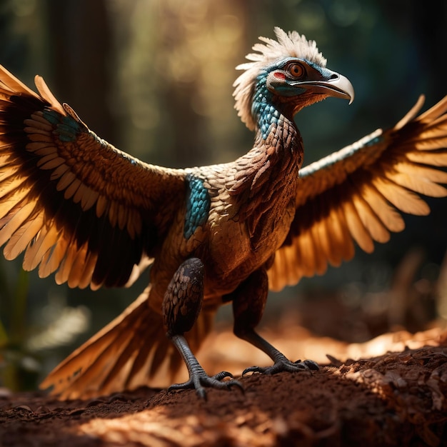 Archaeopteryx prehistorische dieren dinosaurus wildlife fotografie