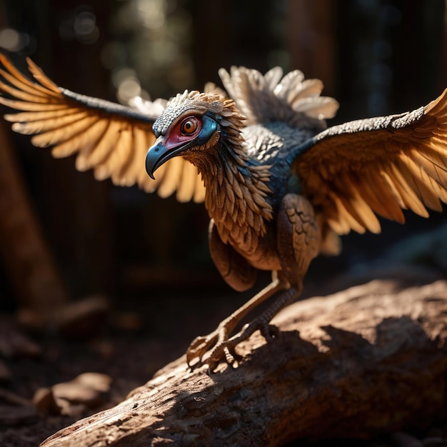 Archaeopteryx prehistorische dieren dinosaurus wildlife fotografie