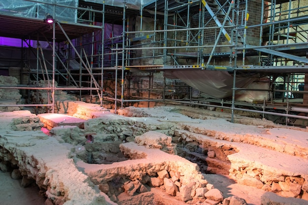 Archeological excavations in the church Europe