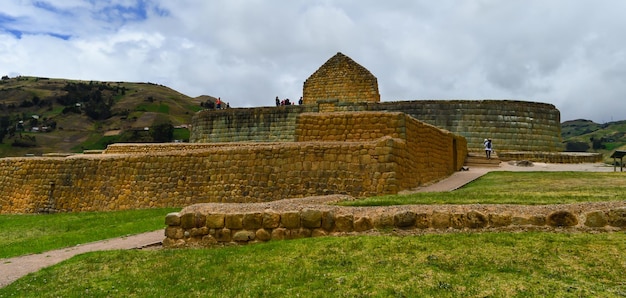 Archeologisch complex van Ingapirca in Canar Ecuador