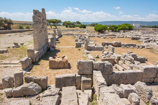 Archeologische site van Egnazia Puglia Italië