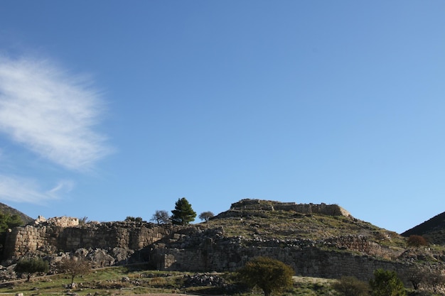 Archeologische vindplaats van Mycene, Griekenland