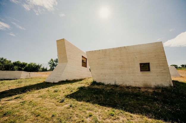 Archeopark Pavlov Famous landmark on South Moravia Czech Republic Central Europe vineyards