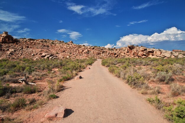 Arches Valley in Utah, USA