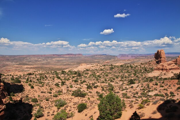 Arches Valley nello Utah, Stati Uniti d'America